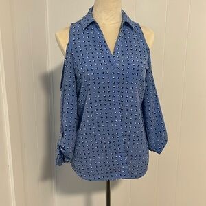 Open shoulder blouse